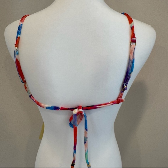 PatBO Violet String Bikini Top Cherry Large - Picture 4 of 7